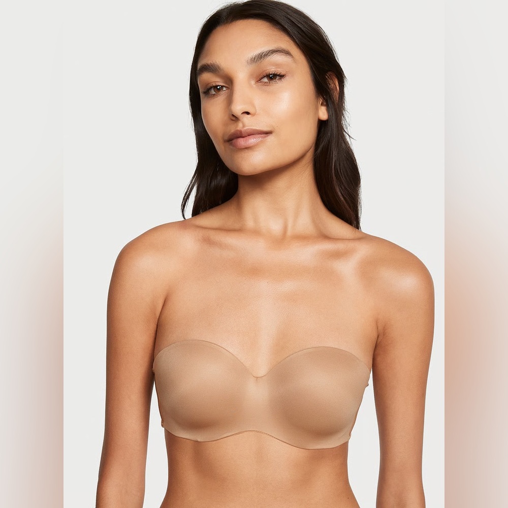 BODY BY VICTORIA
Lightly Lined Smooth Strapless Bra-Praline